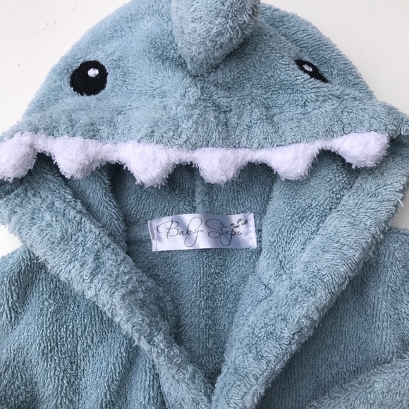 Baby Steps Other - Shark bath robe by Baby Steps 0-9 months